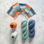 Coasters (x12) Weaving Kit - Supplies only with Pattern (no loom) - x Painted Sky Textiles