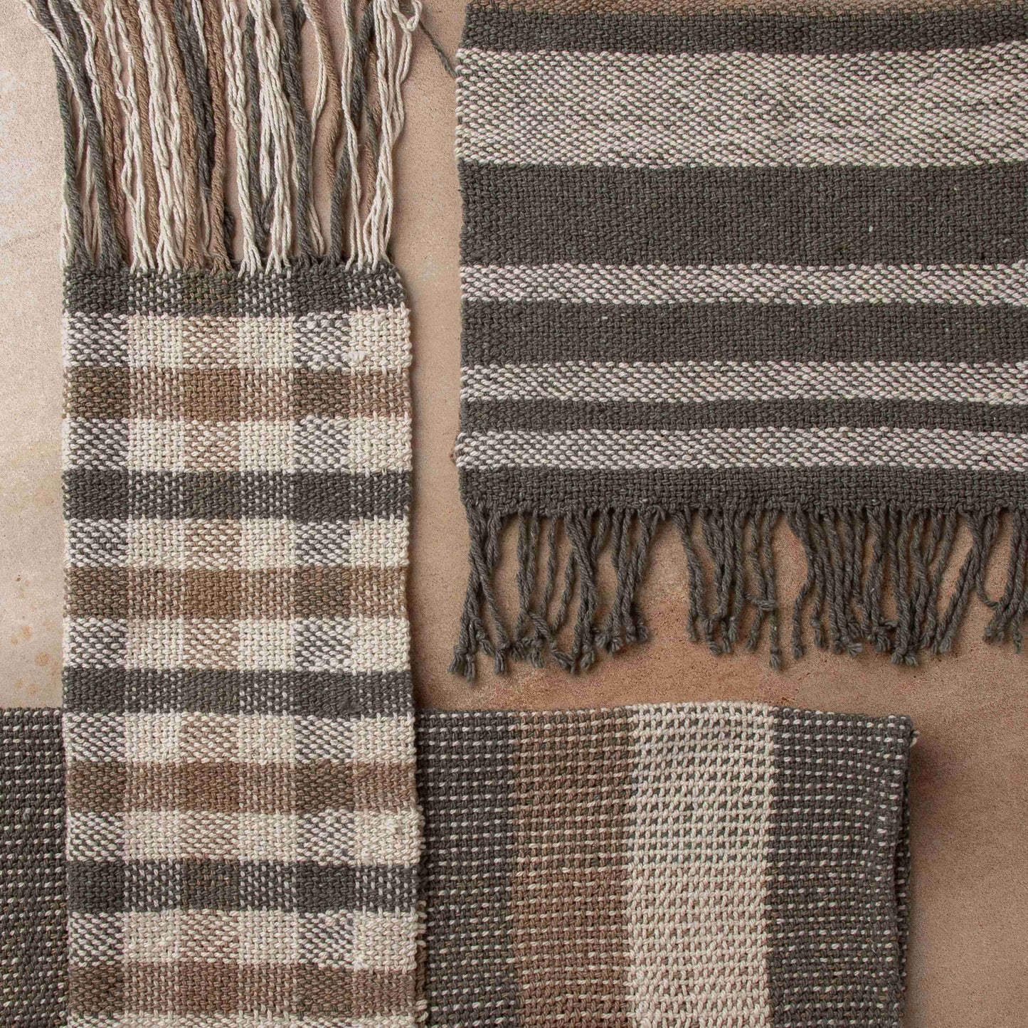 Tea Towel (x2) Weaving Kit - Supplies only with Pattern (no loom) - x Studio Stiller