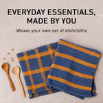 Dishcloth (x2) Kit - Large WAK loom with Woven Yarn