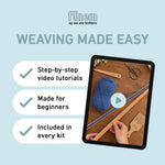 Dishcloth (x2) Kit - Large WAK loom with Woven Yarn
