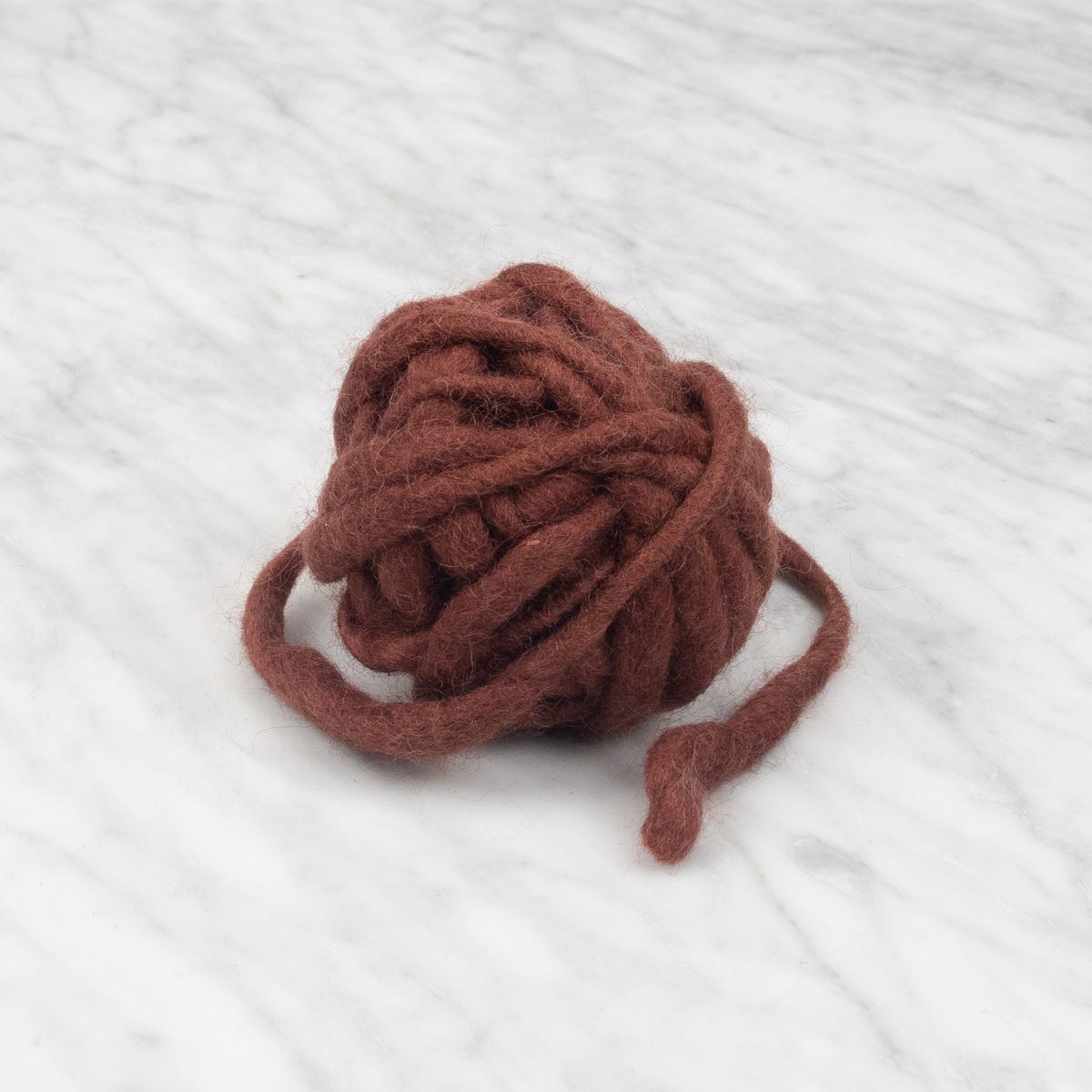 Terracotta yarn sampler bag
