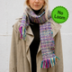 Icicle Scarf Weaving Kit - Supplies only with Pattern (no loom) - Yummy Version