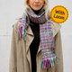 Kit de tissage écharpe Icicle Scarf - Pelotes et métier à tisser moyen avec patron- Yummy Version