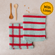 Dishcloth (x2) Kit - Large WAK loom with Cotton yarn