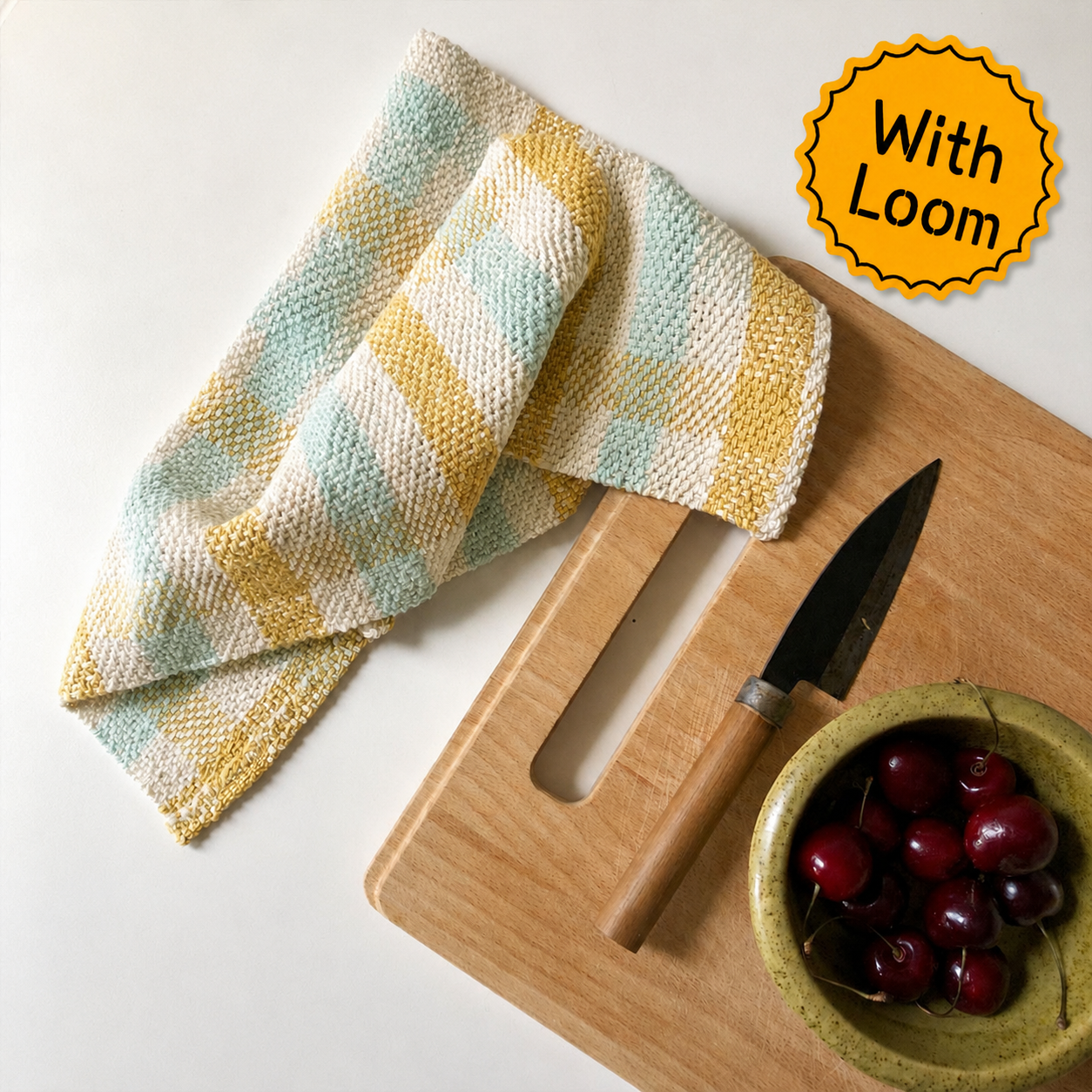 Tea Towel (x2) Kit - XLarge loom with Cotton - x Studio Stiller