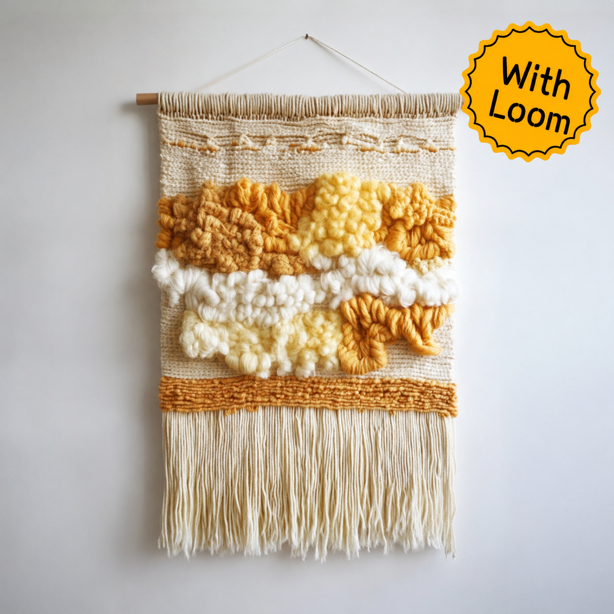Kit de tissage freestyle avec métier à tisser moyen - Nomad