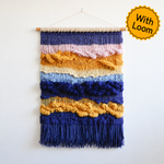 Freestyle Weaving Kit with Medium Loom - Golden Hour