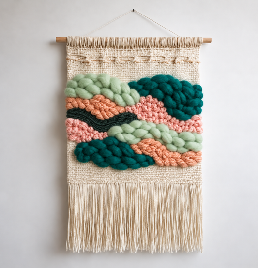 Forest yarn sampler bag