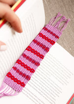 Floral Bookmark (x10) Weaving Kit - Supplies and Small WAK loom with Pattern