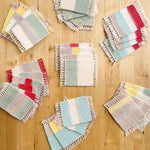 Kit de tissage pour Dessous de verre (x12) - Pelotes et petit métier à tisser  avec patron - x Painted Sky Textiles