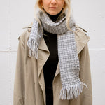 Fluffy & Icicle 2 Scarves Weaving Kit - Supplies and 1x Medium loom with Patterns