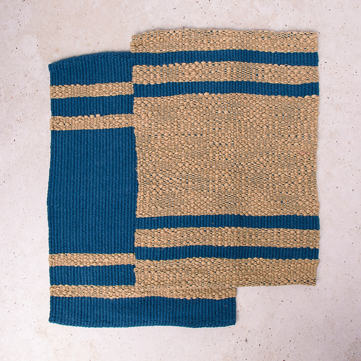 Mocha towels (x2) Weaving Kit - Supplies and Medium loom with Pattern