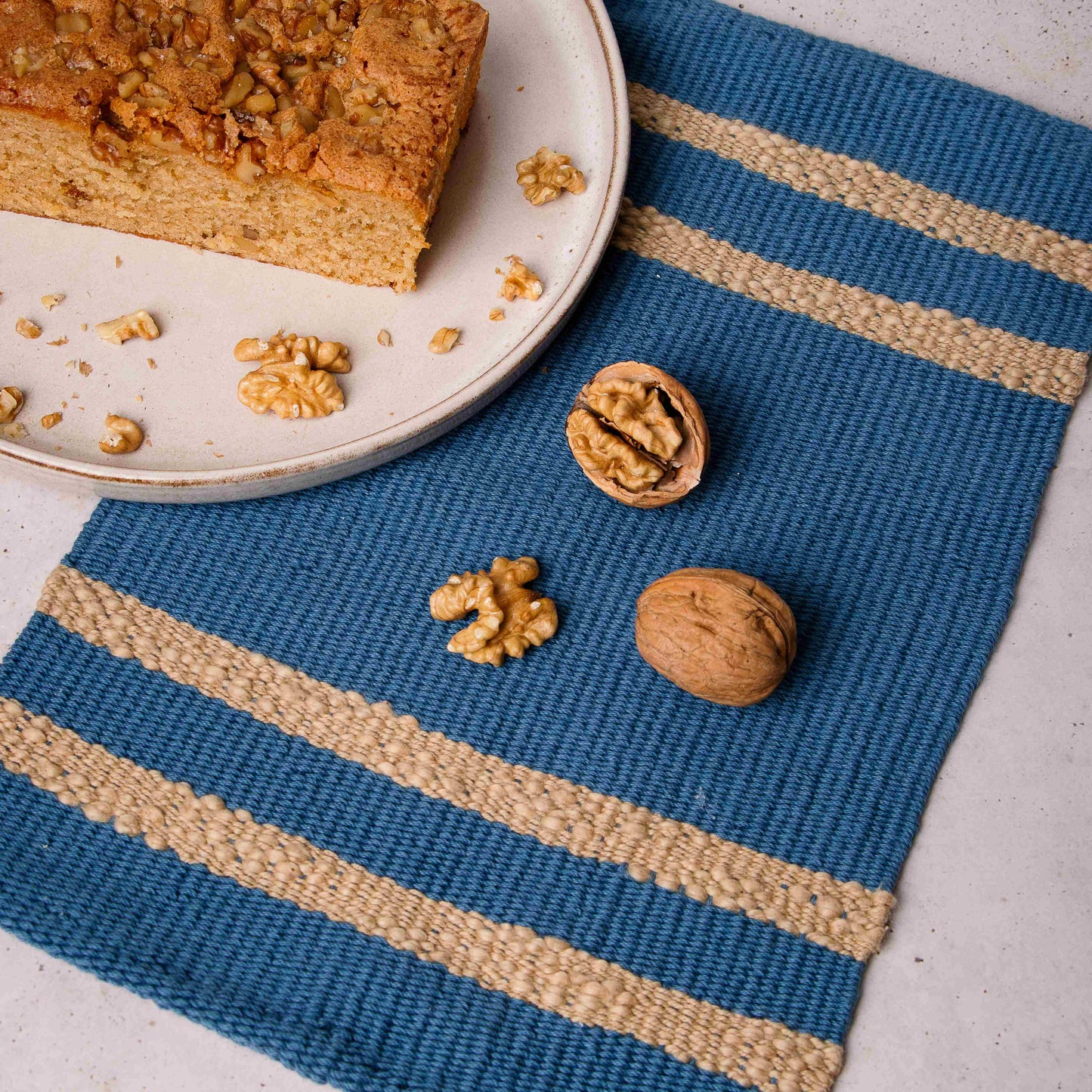 Mocha towels (x2) Weaving Kit - Supplies and Medium loom with Pattern