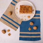 Mocha towels (x2) Weaving Kit - Supplies and Medium loom with Pattern