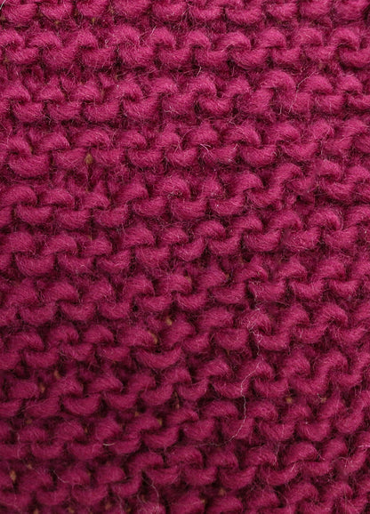 We Are Knitters Knitting Kit - Morse Scarf in Wine