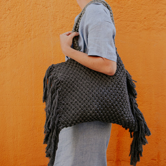 Makramee-Taschenset mit Muster - Rio 