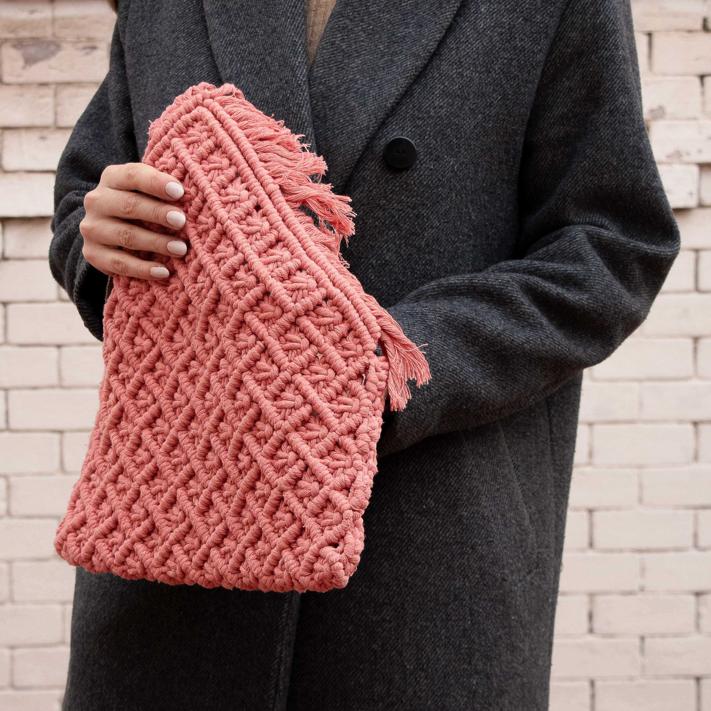 Macrame Bags Trio with Patterns