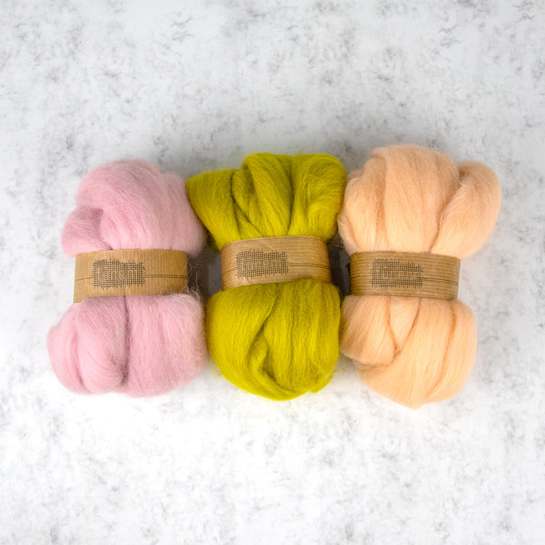 3-Pack Merino Wool Roving