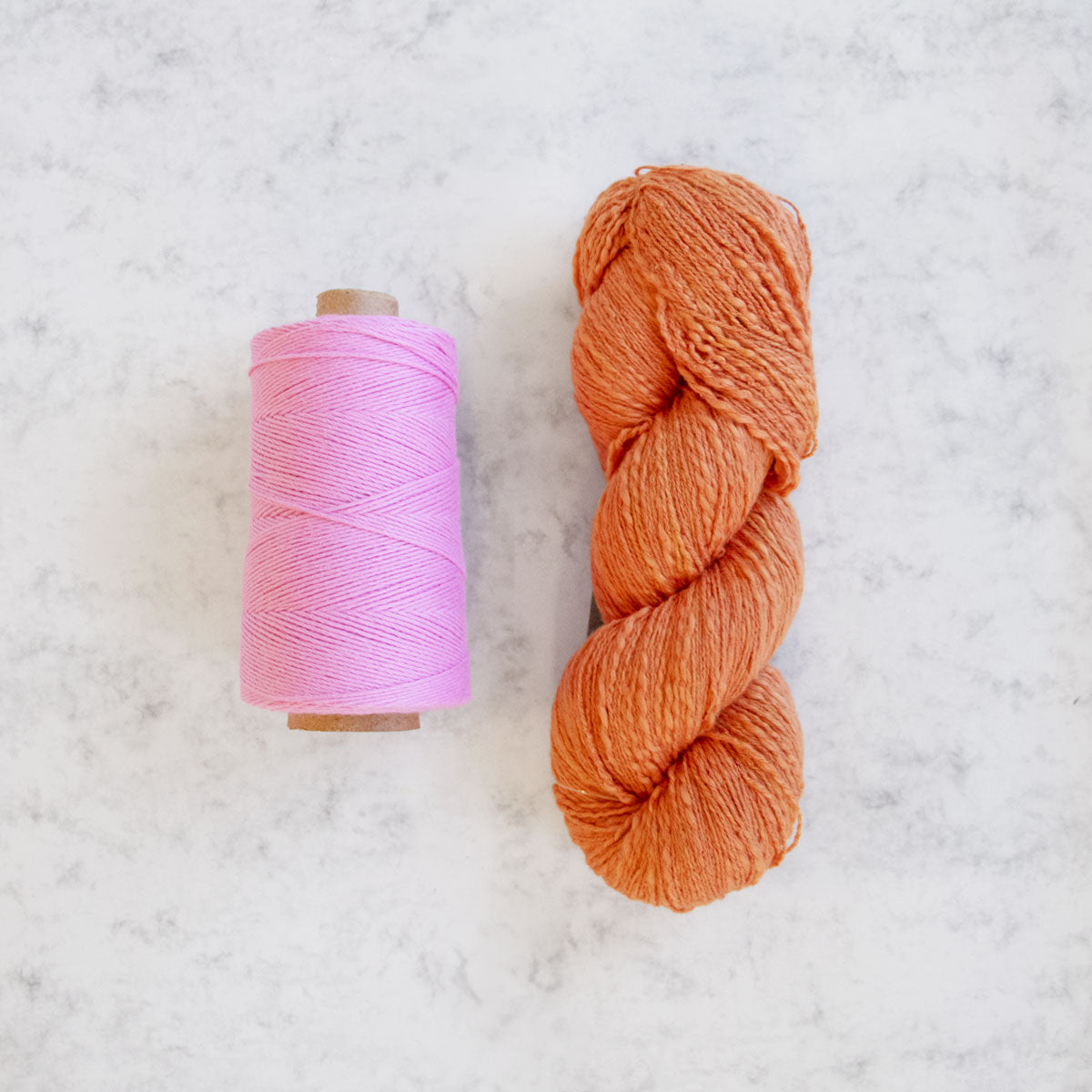 Mocha Towels (x2) Weaving Kit - Supplies only with Pattern (no loom)