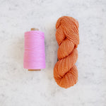 Mocha Towels (x2) Weaving Kit - Supplies only with Pattern (no loom)