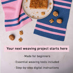 Mocha towels (x2) Kit - Medium loom with Woven Cotton Yarn