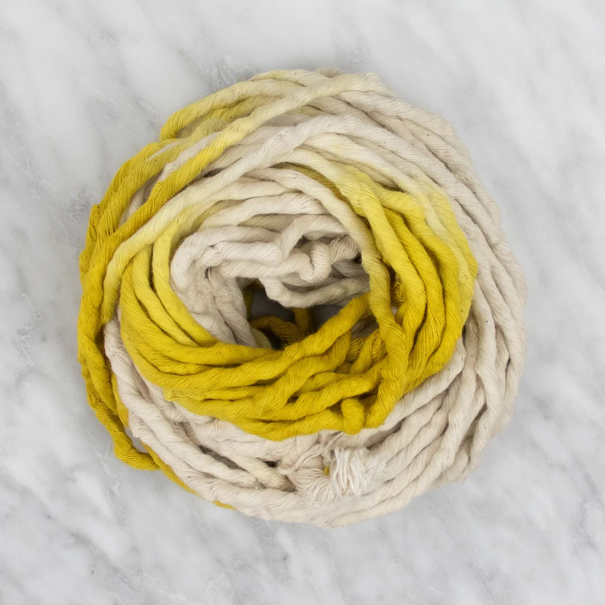 Dip-Dyed 5mm Cotton String - Chartreuse