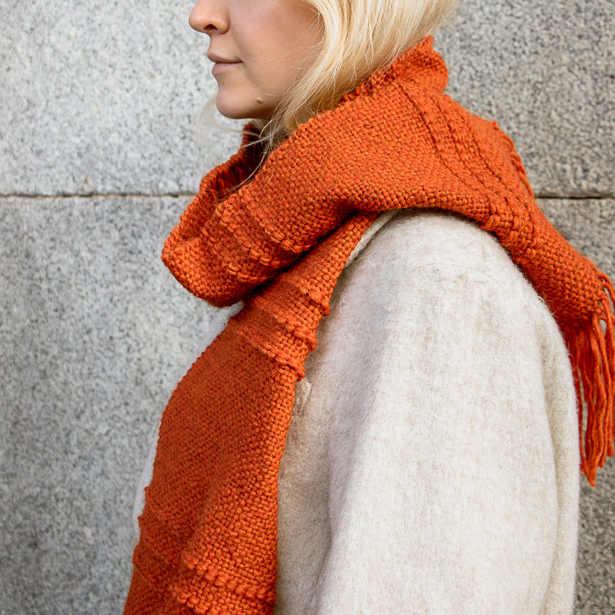 Fluffy Scarf Weaving Kit - Supplies only with Pattern (no loom)