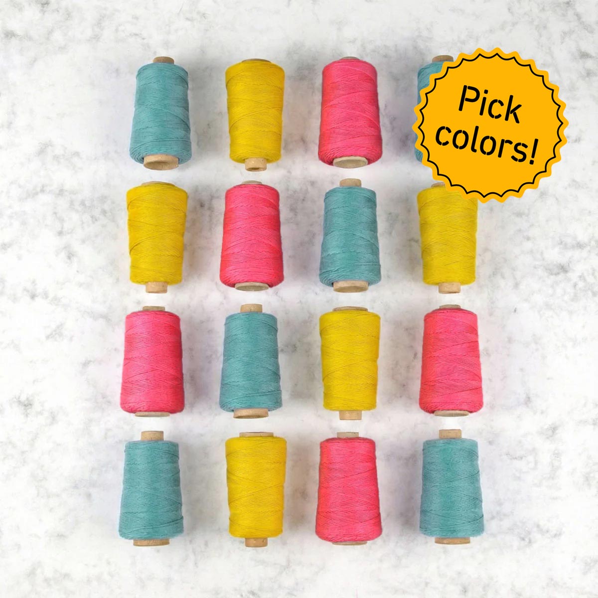 16-Pack Cotton Warp Thread