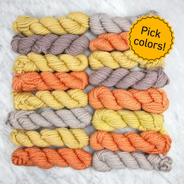 Lot De 2 écheveaux De Laine Mérinos Multicolore - Fil à Tricoter Main/peint à La Main - N° De Crochet 4/5