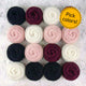 16-Pack Merino Wool Roving