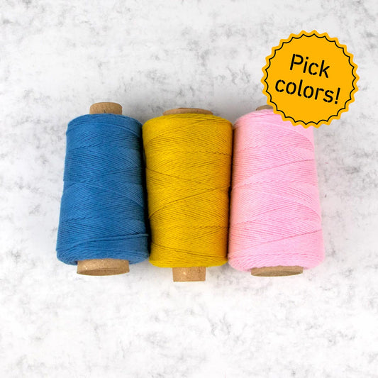 3-Pack Cotton Warp Thread