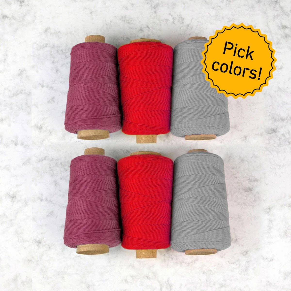 6-Pack Cotton Warp Thread