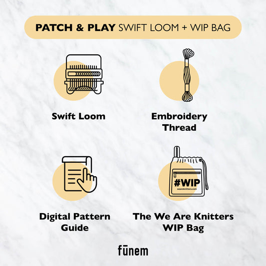 Patch & Play - Swift Loom Kit + WIP bag