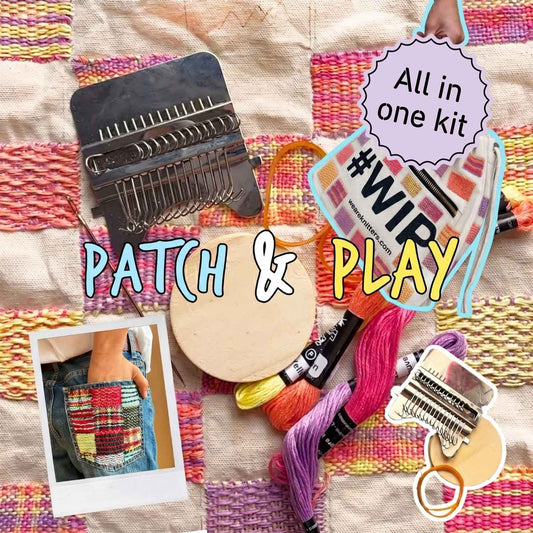 Patch & Play - Swift Loom Kit + WIP bag
