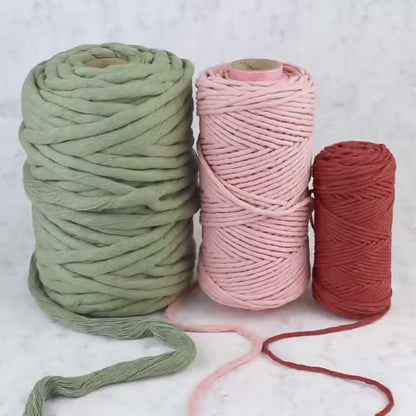 3mm Recycled Cotton String - Cinnamon
