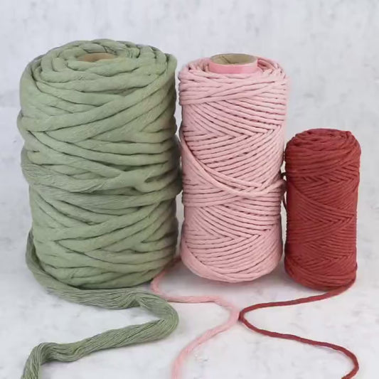 3mm Recycled Cotton String - Natural - 1 kg
