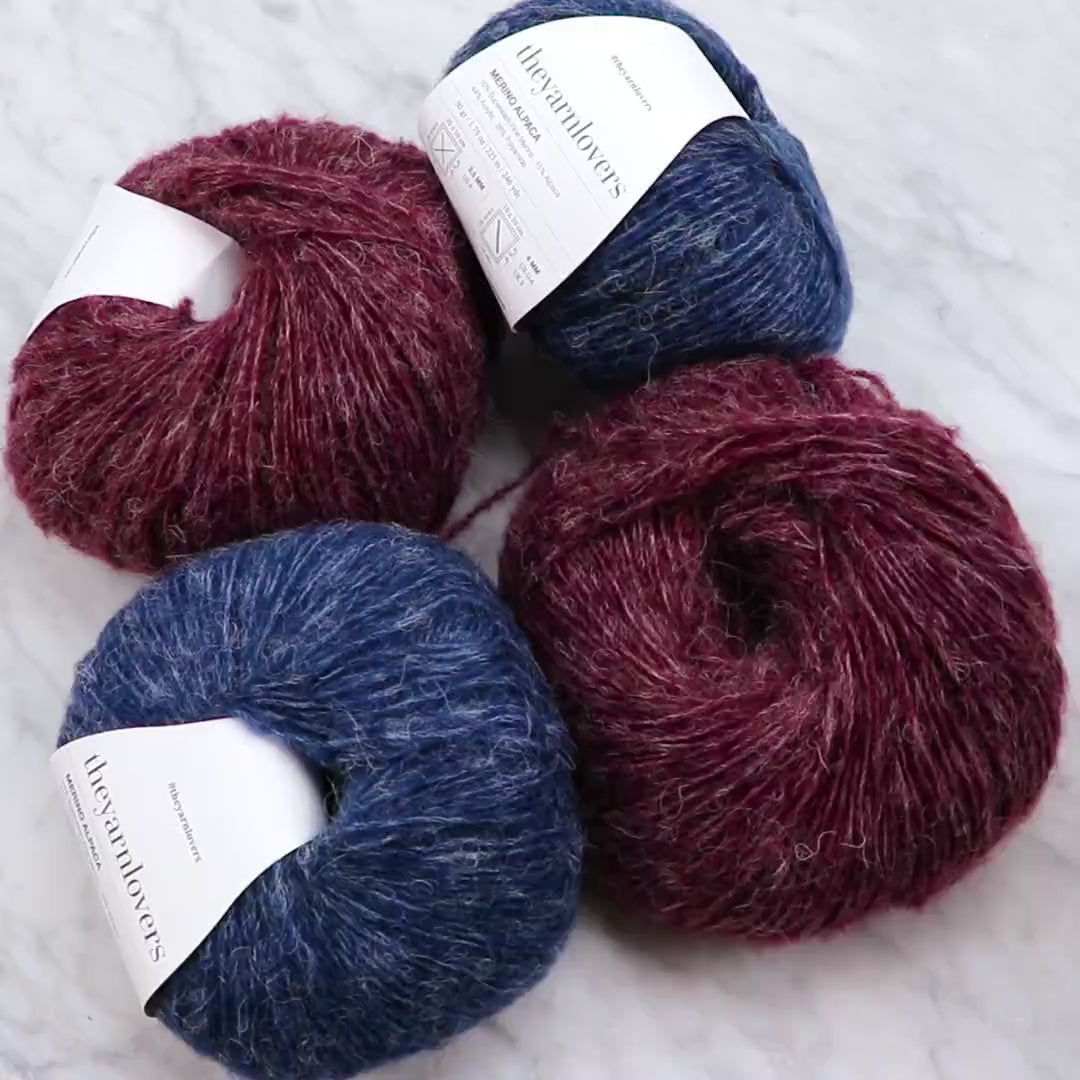 Merino Alpaca - Burgundy