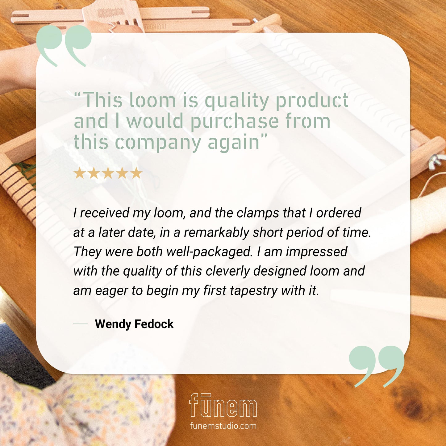 Weaving loom kit - XLarge