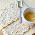 Roll-Tischsets (x2) Webset - Garn nur mit Muster (kein Webstuhl)