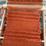 Fluffy & Icicle 2 Scarves Weaving Kit - Supplies and 1x Medium loom with Patterns