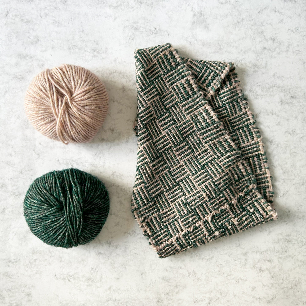 Bliss Snood Weaving Kit - Supplies with Pattern - Tunkiwellness x Fūnem Studio