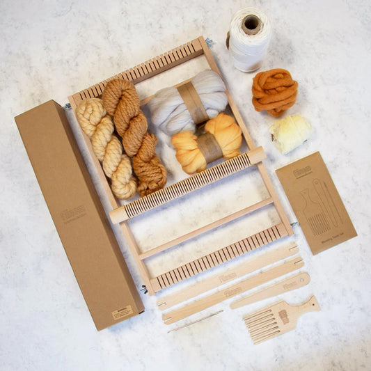 Freestyle Weaving Kit with WAK Medium Loom - Solar Flare