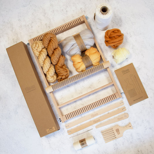 Freestyle Weaving Kit with Medium Loom - Solar Flare