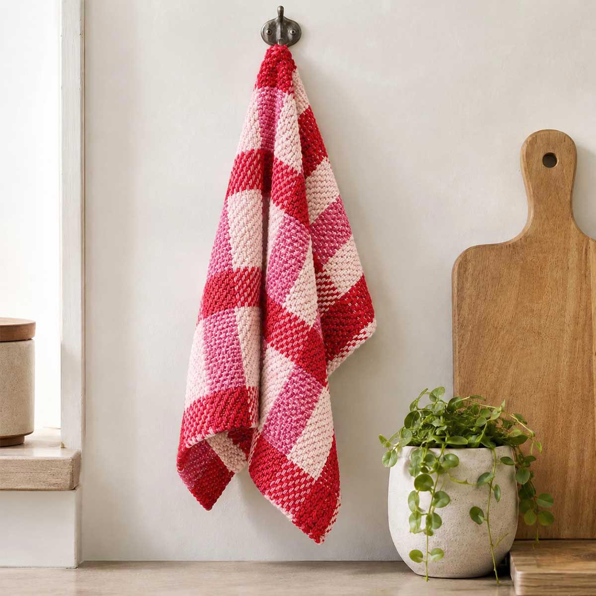 Kit de tissage d'essuis-mains (x2) - Pelotes et métier à tisser XL avec patron - x Studio Stiller