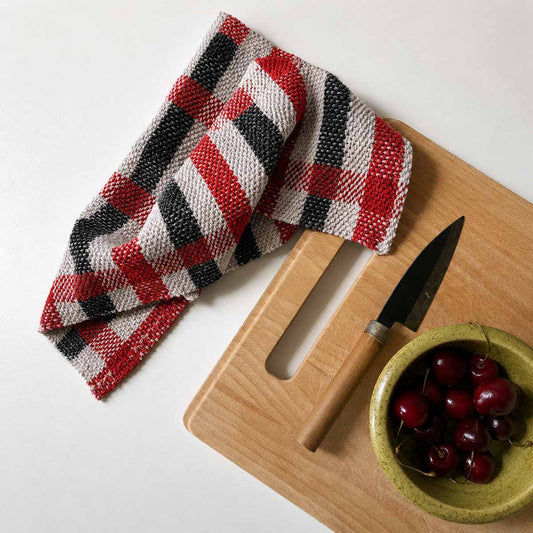 Tea Towel (x2) Kit - No Loom with Cotton yarn - x Studio Stiller