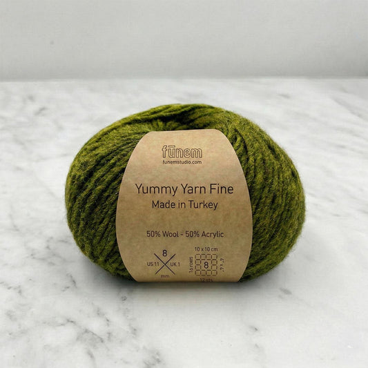 Yummy Yarn Fine - Olive