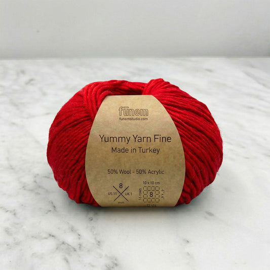 Yummy Yarn Fine - Red