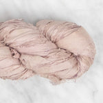 Recycled Sari Silk Ribbon - Lotus - 100 grams