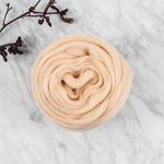 Organic Merino Wool Roving - Shell
