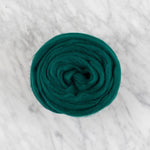 Organic Merino Wool Roving - Jade
